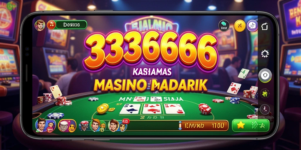 Tampilan gameplay yang seru dan mendebarkan dalam 333666.