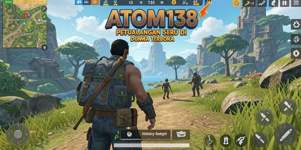 Gameplay seru di dunia terbuka yang menakjubkan di ATOM138.