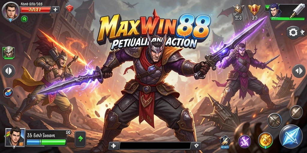 Tampilan gameplay seru dari MAXWIN88 yang menegangkan.