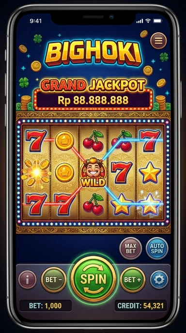 Tampilan utama aplikasi bighoki dengan berbagai opsi unduh.